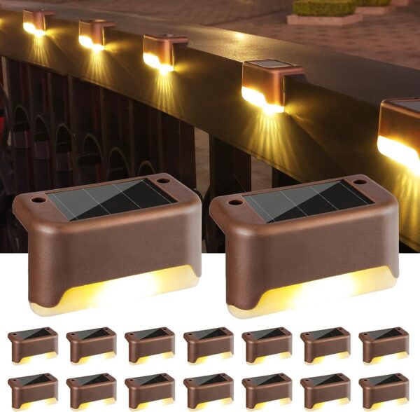 Solar Deck Lights Outdoor (4 pack)