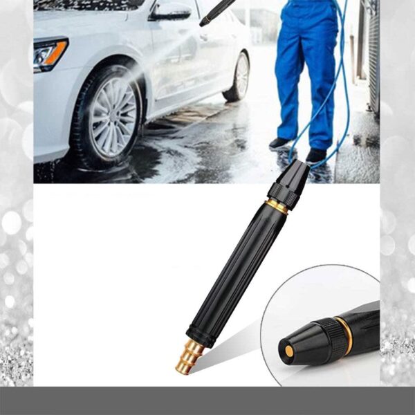 BLACK SPRAY WATER GUN WITH ATTACHMENT - Image 4