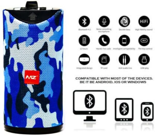 Mz Portable Bluetooth Speaker - Image 4