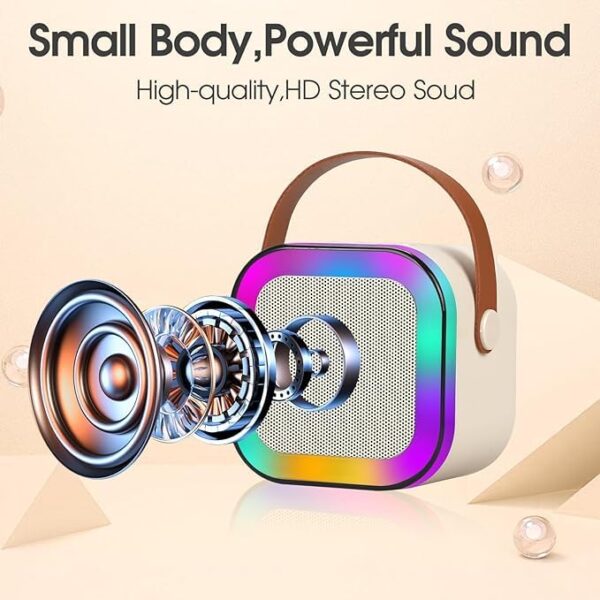 Bluetooth Speaker with Wireless Microphone – K12 - Image 3