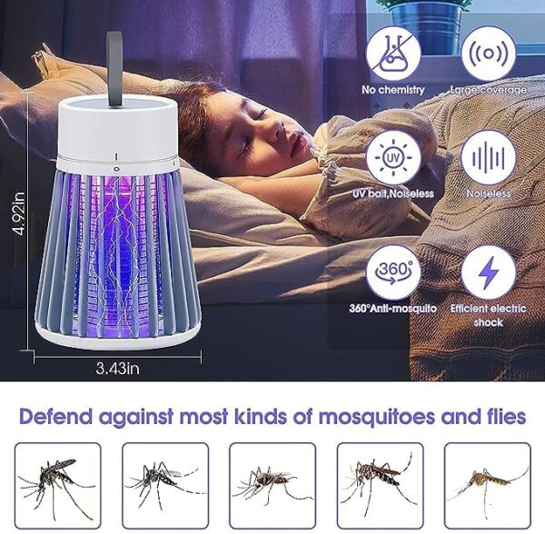 Electronic LED Mosquito Killer Machine Trap Lamp - Image 2