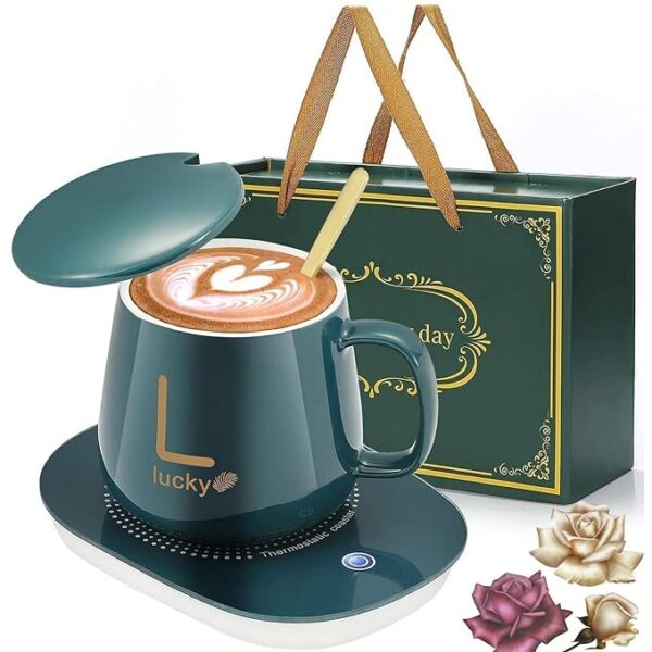 Ceramic Coffee Mug Warmer Electric Heater Smart Cup